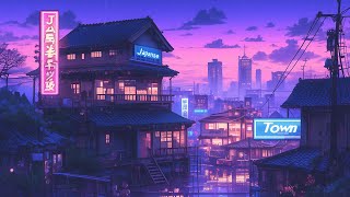 Lofi Hip Hop Beats 🌕 Nostalgic Retro Vibes & 1980s & 90s Japanese Town Ambience 🌆 Lofi Rain Playlist