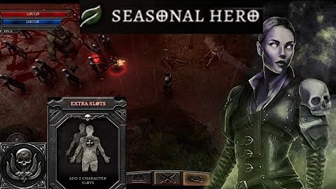 how to create seasonal hero and new character slot necromancy gameplay | anima arpg