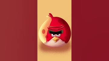 Angry Birds time-lapse 🖌️ #youtube #adobeillustrator #adobe #vector #art