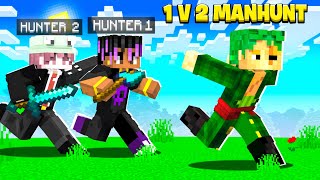 Minecraft Speedrunner VS 2 Hunters