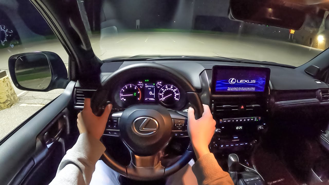 2022 Lexus GX 460 Black Line - POV Night Drive (Binaural Audio)
