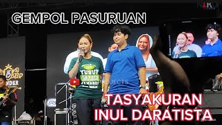 SAMBUTAN DARI BUNDA INUL DARATISTA ( TASYAKURAN 15 TAHUN YUSUF IVANDER DAMARES)