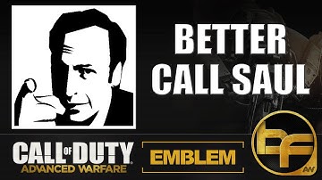 COD Advanced Warfare Emblem Tutorial #101 - Better Call Saul