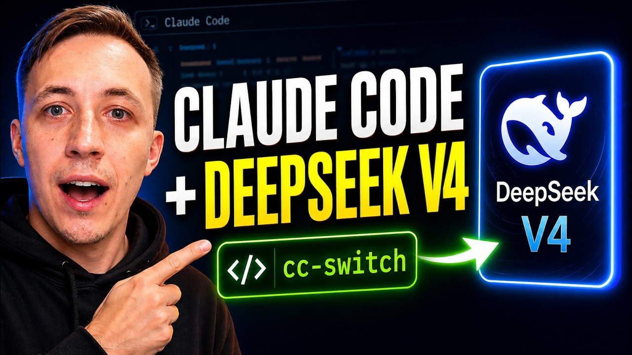 Claude Code с DeepSeek V4: дешевле, гибче, без боли - YouTube