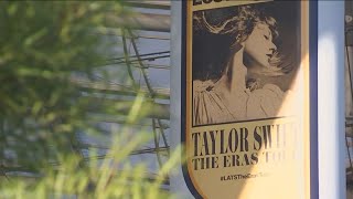 Taylor Swift performs at SoFi Stadium