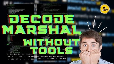 Decode marshal | Without tools | Decompile marshal encryption #decode #marshal