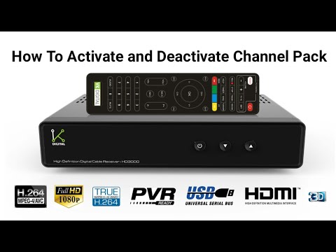 How To Active and Deactive VK Digital  The Channel Pack | VK TECH DIGITAL | TAMIL .