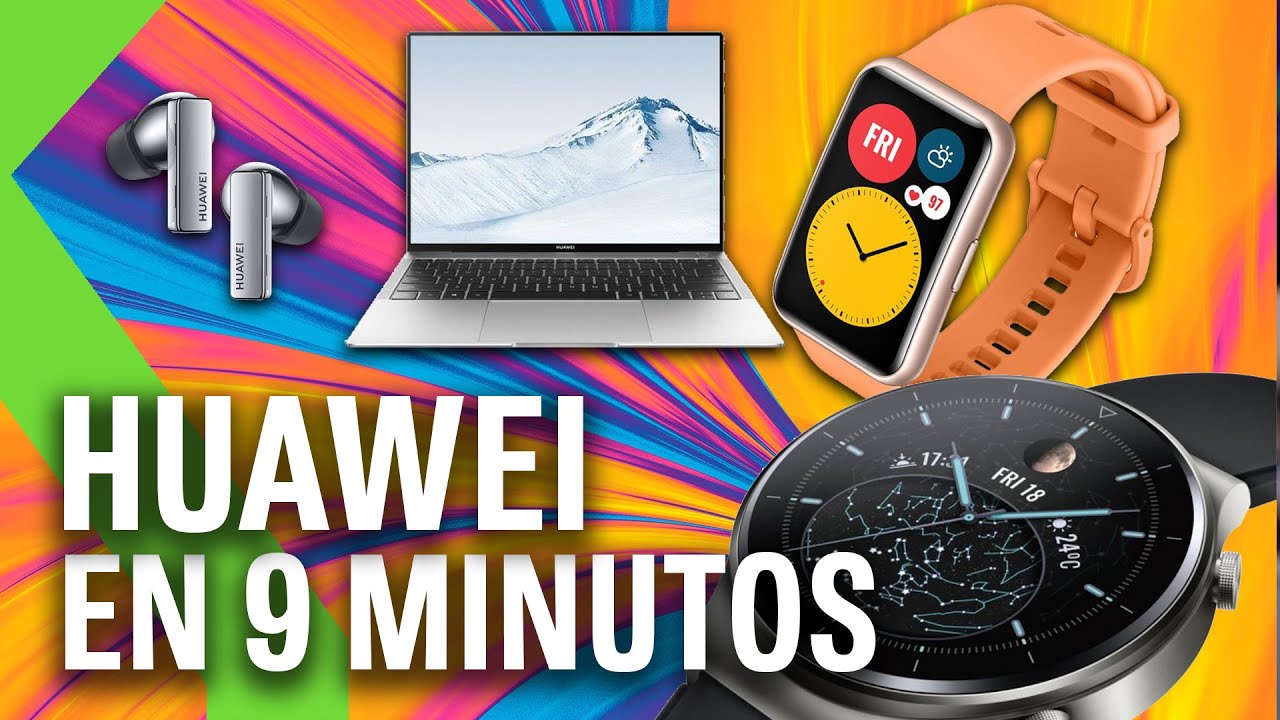 HUAWEI Watch GT 2 Pro, Huawei FreeBuds Pro, Huawei MateBook X - TODAS las  Novedades en 9 MINUTOS - YouTube