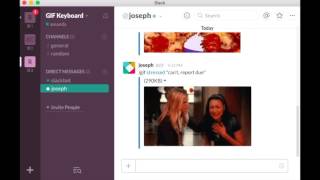 GIF Keyboard on Slack screenshot 4