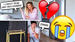 DISAPPEARING PRANK ON FIANCÉ!