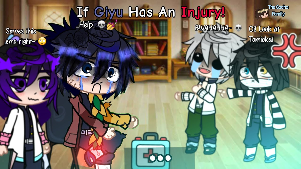 𝙆𝙉𝙔 // 🤨If Giyu Has An Injury!🤨 // Gacha Club x Demon Slayer
