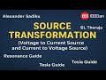 Source Transformation সোর্স কনভার্সন (Voltage to Current source and Current to voltage Source)