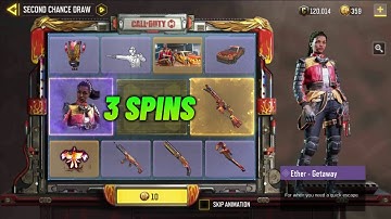 Second Chance Draw CODM | Trying 3 Spins for Legendary PPSh41 & Ether Getaway Cod Mobile