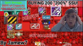 Buying 200 200% Ssu For 1Bgl Profit? Got Scammed? Omg Growtopia Jamew7