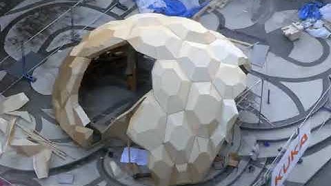 ICD / ITKE Research Pavilion 2011 - Assembly Time Lapse