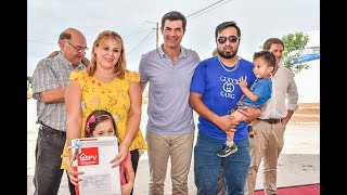 Urtubey entrega de viviendas en Embarcación 091219 Gobierno de Salta