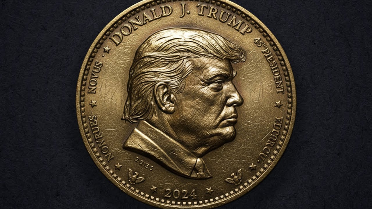 Монета Дональда Трампа | Этот нано-банан с искусственным интеллектом создал подсказку в виде моне...