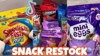 SNACK RESTOCK ASMR - The MOST SATISFYING TikToks 😋✨