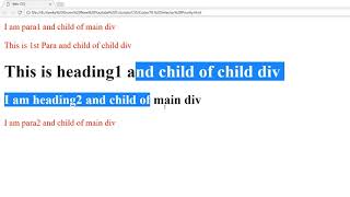 Descendant ID Selector in CSS (Hindi)
