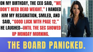 CEO Fired Me on My Birthday—My Resignation Letter Triggered an SEC Investigation