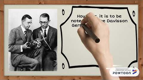 DAVISSON-GERMER EXPERIMENT