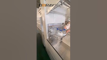 Semi-auto heat shrink wrapping machine, output 3-5pcs/min #machine #factory #packing #wrap
