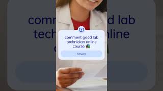 comment online lab technician course @LabTechAnjali 👩🏻‍🔬#labtechnicianexam #labtechniciancourse