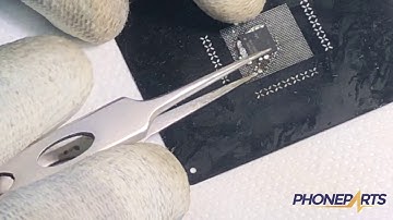 IC Reballing  With Qianli Black Stencil + Relife Solder Paste