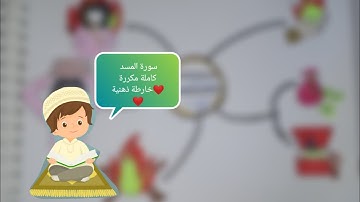 سورة المسد كاملة مكررة ❤️ خارطة ذهنية ❤️ لتسهيل الحفظ holy Qur'an