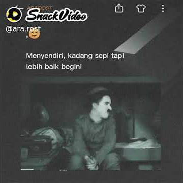 Charlie Chapli - menyendiri, kadang sepi tapi lebih baik begini