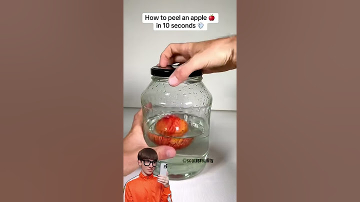 Apple peeling hack @scottsreality