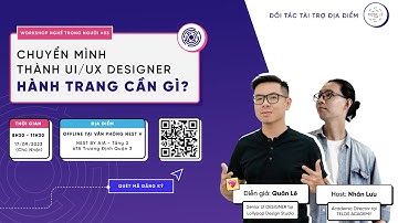 Workshop Nghề Trong Người #3 - Chuyển mình thành UI/UX Designer | Hành trang cần gì? - TELOS Academy