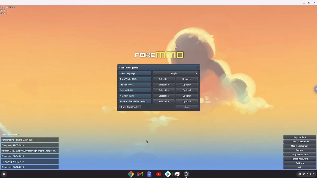PokeMMO 2020 Download w/Roms 