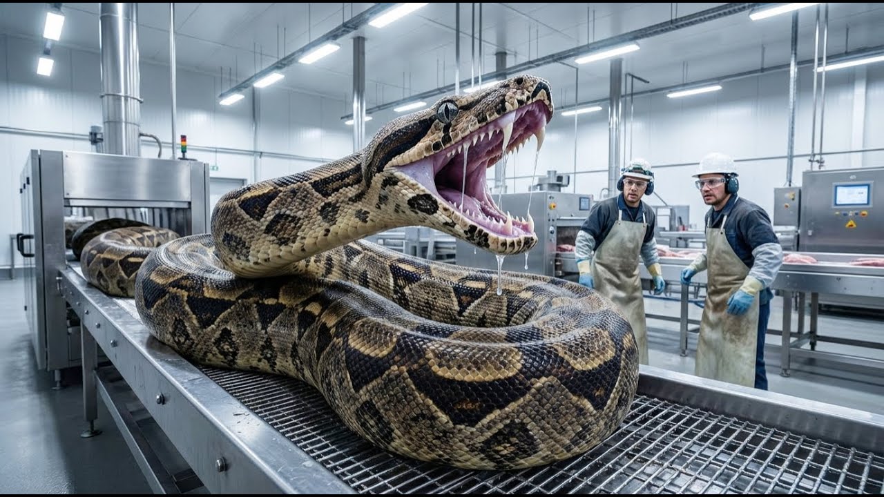 Inside Boa Inside a Boa Constrictor Factory: Processing Boa Imperator for Luxury ...