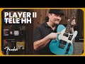 Електрогітара Fender Player II Telecaster HH, (3-Color Sunburst)