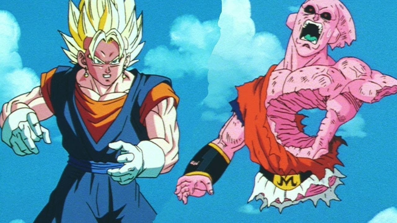 SSJ Vegetto Overwhelms Boohan (Japanese)