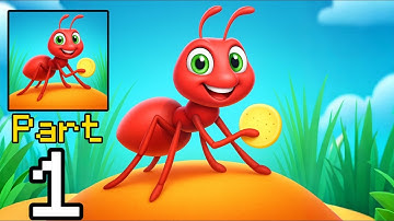 Ant Land - Gameplay Walkthrough Part 1 - Create Ant Army Commander (Android, iOS)