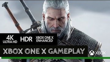 The Witcher 3 4k HDR Xbox One X Update Gameplay Footage [4K HDR]