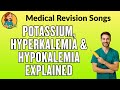ECG Patterns in Hyperkalemia & Hypokalemia | Medical Revision Song