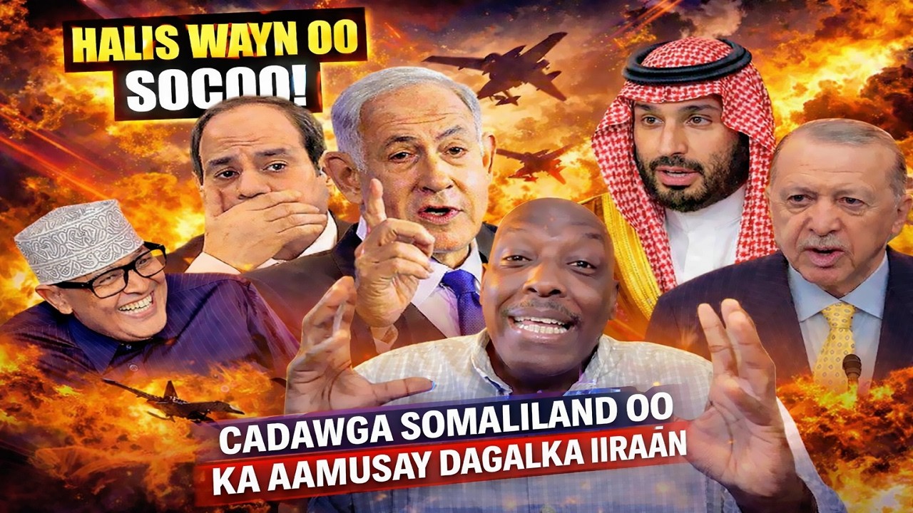 Cadawgii Somaliland usoo Dhaaranayey Oo Ka Hadli Wayey Dagalkii Israel & Maraykan KU Qaaden Iraan