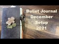 Bullet Journal December Setup 2021