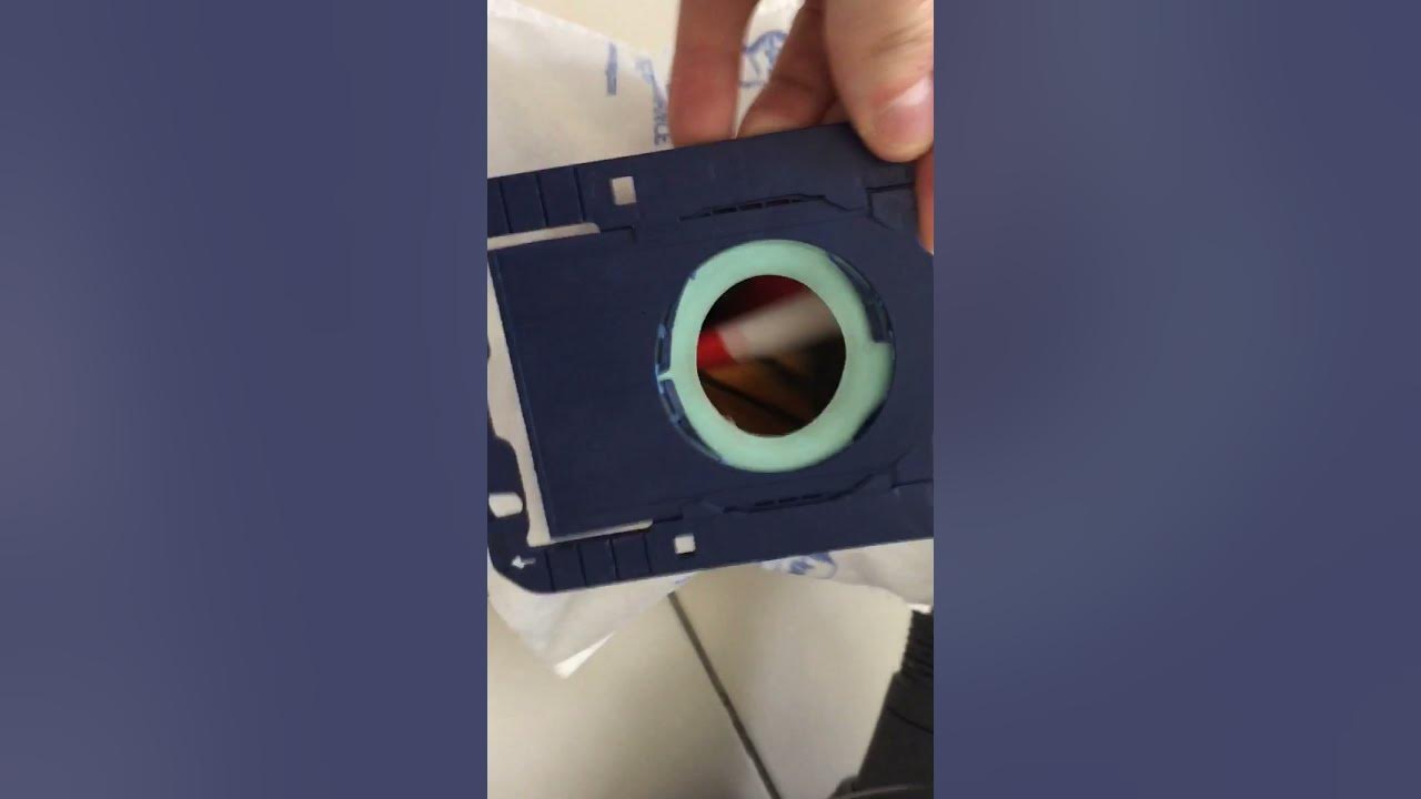 Throwing a full vacuum cleaner bag in the trash YouTube