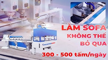 Máy Lọng CNC Làm Sofa 2025 KW MD1325: Kẹp Né Dao Tự Động - Khoan - Cắt Phay - Lọng | Quốc Duy CNC