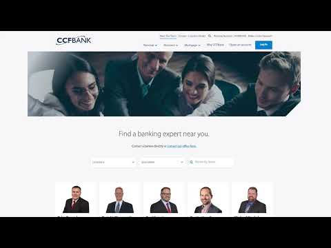 A Better Banking Experience | New Website | CCFBank