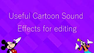 100 Cartoon Sound Effects for Editing
