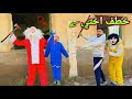 بابا نويل عرف بيتنا وخطف جني من الشارع الاطفال اترعبت وهربت كارثه 