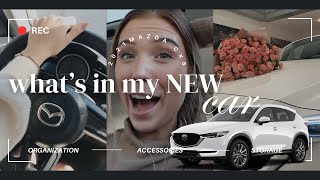 organize and decorate my NEW car with me! that girl essentials *amazon must haves & personalization*