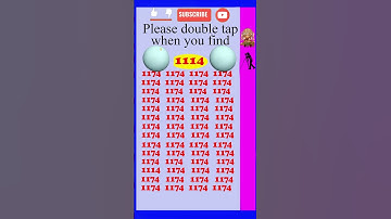 Find (Spot)1114 in 5 seconds, #observation  #skills , Visual Test,  #search #puzzle #shorts #quiz