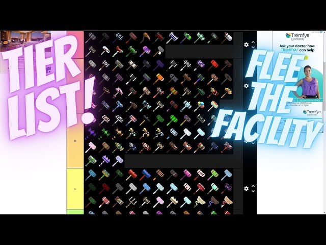 Create a Flee the facility hammers Tier List - TierMaker