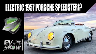 1957 Porsche Speedster Electric | EV Show by EV West 19,150 views 2 years ago 7 minutes, 5 seconds